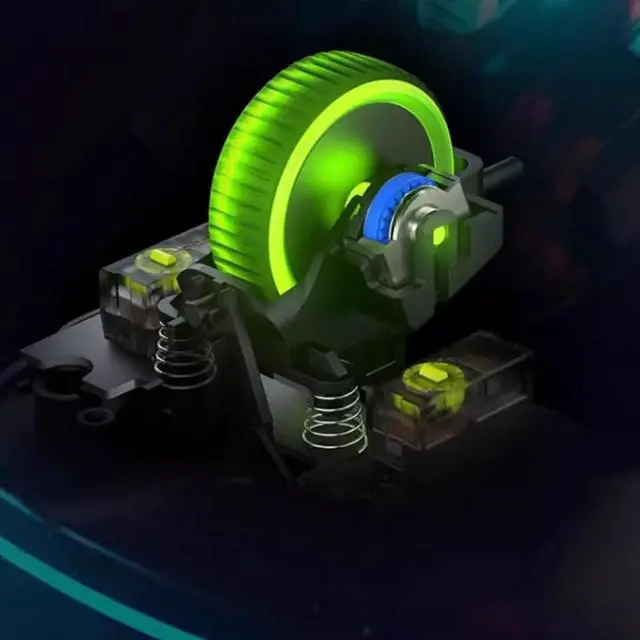 Alt view image 7 of 7 - ROCCAT KONE XP AIR Wired Gaming Mouse, 19000 DPI resolution, 3D RGB lighting, 15 programmable buttons, 100 million click lifespan, 1.8m extra-long cable, compatible with Windows systems, White