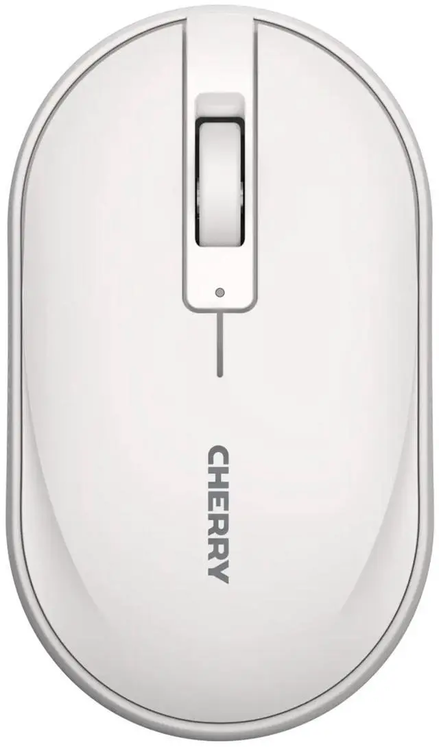 Main image of CHERRY MW5180 Dual-Mode Wireless Mouse, 300-day battery life, compact and portable, quiet operation, high-precision sensor, magnetic cover, compatible with Windows, White