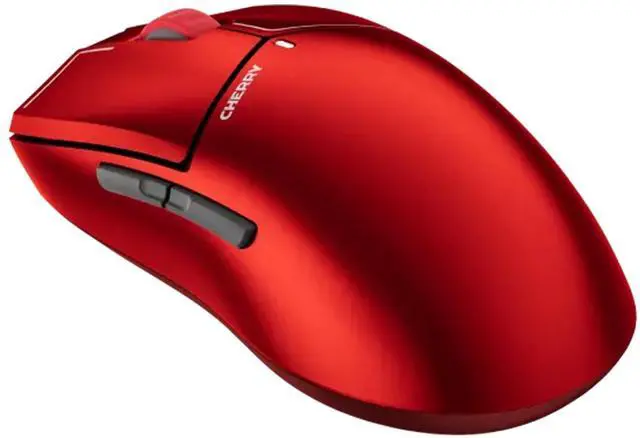 Alt view image 3 of 6 - CHERRY MW5500 Tri-Mode Wireless Mouse, 3950 flagship-grade sensor, 8000 Hz polling rate, 460-hour battery life, 80 million click lifespan, compatible with multiple operating systems, Red