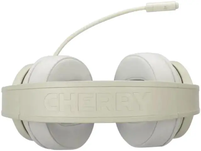 Alt view image 2 of 7 - CHERRY HW 2.2 Tri-Mode Wireless Gaming Headphones, Virtual 7.1 Surround Sound, -30dB Ambient Noise Cancellation, 48-Hour Battery Life, Multi-Device Compatibility, White