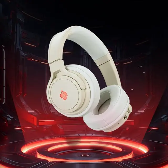 Alt view image 6 of 7 - CHERRY HW 2.2 Tri-Mode Wireless Gaming Headphones, Virtual 7.1 Surround Sound, -30dB Ambient Noise Cancellation, 48-Hour Battery Life, Multi-Device Compatibility, White