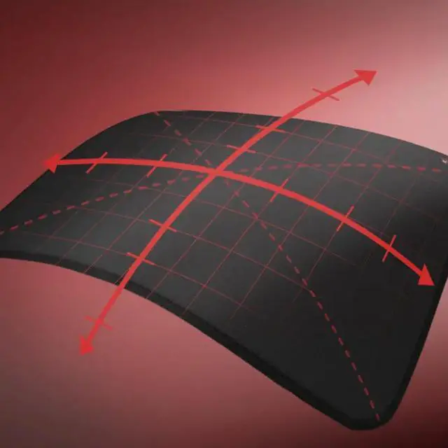 Alt view image 4 of 7 - CHERRY XTRFY ACE Gaming Mouse Pad, 4mm Thick, Double-Weave Fabric, Durable and Elegant Overlock Stitching, Specially Formulated Non-Slip Rubber Base, Breathable and Sweat-Resistant, 490 x 420 x 4mm