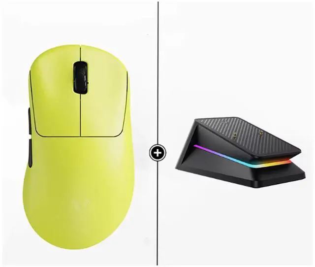 Main image of RAPOO VT3s+P5 Plus Wireless Dual-Mode Gaming Mouse: 26,000 DPI, Dual 8K Polling Rate, 750-Hour Battery Life, 53g Lightweight Design, Ideal for Gaming and Office Use, Yellow