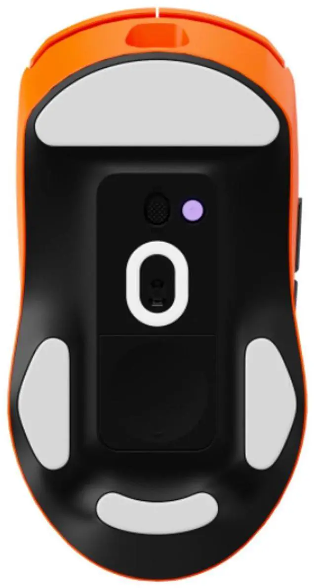 Alt view image 5 of 7 - RAPOO VT9 Wireless Dual-Mode Gaming Mouse, 26,000 DPI, PixArt 3398 Ultimate Gaming-Grade Custom Engine, Dual 8K Report Rate, 750-Hour Ultra-Long Battery Life, Orange