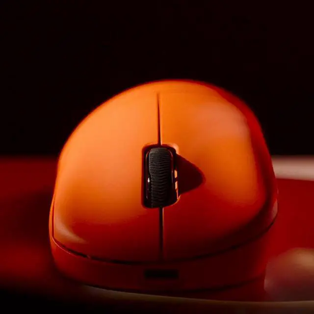 Alt view image 6 of 7 - RAPOO VT9 Wireless Dual-Mode Gaming Mouse, 26,000 DPI, PixArt 3398 Ultimate Gaming-Grade Custom Engine, Dual 8K Report Rate, 750-Hour Ultra-Long Battery Life, Orange