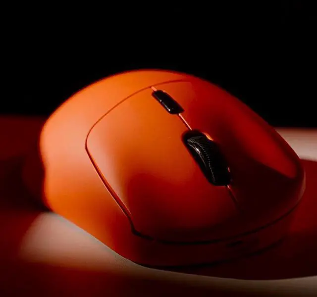 Alt view image 7 of 7 - RAPOO VT9 Wireless Dual-Mode Gaming Mouse, 26,000 DPI, PixArt 3398 Ultimate Gaming-Grade Custom Engine, Dual 8K Report Rate, 750-Hour Ultra-Long Battery Life, Orange