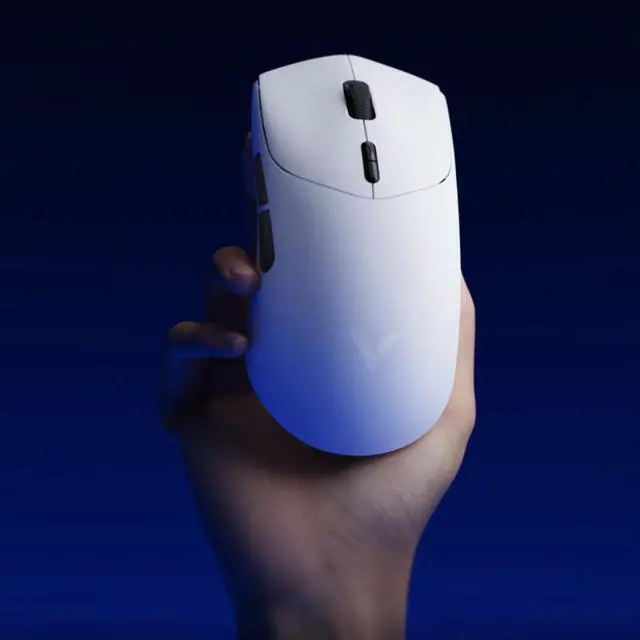 Alt view image 6 of 7 - RAPOO VT9 Max Wireless Dual-Mode Gaming Mouse, 45,000 DPI, PixArt 3950 Ultimate Gaming-Grade Custom Engine, Dual 8K Report Rate, 750-Hour Ultra-Long Battery Life, White