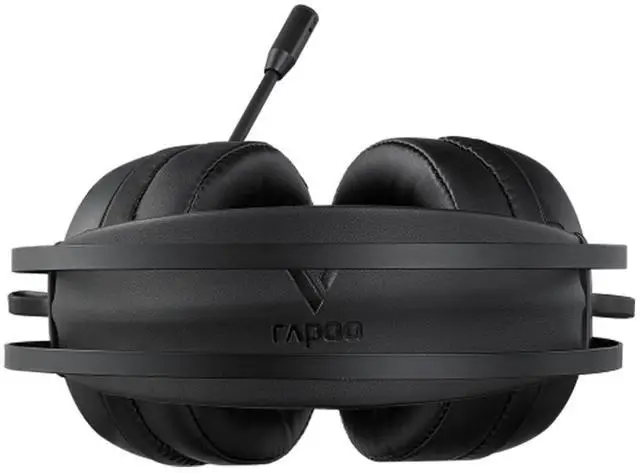 Alt view image 3 of 7 - RAPOO VH160 Wired Gaming Headset, Virtual 7.1 Surround Sound, 50mm Drivers, RGB Breathing Effects, 360° Adjustable Microphone, Black