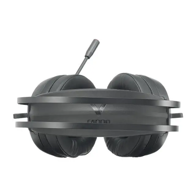 Alt view image 5 of 7 - RAPOO VH160S Wired Gaming Headset, Virtual 7.1 Surround Sound, 50mm Drivers, RGB Backlighting, 360° Adjustable Microphone, Black