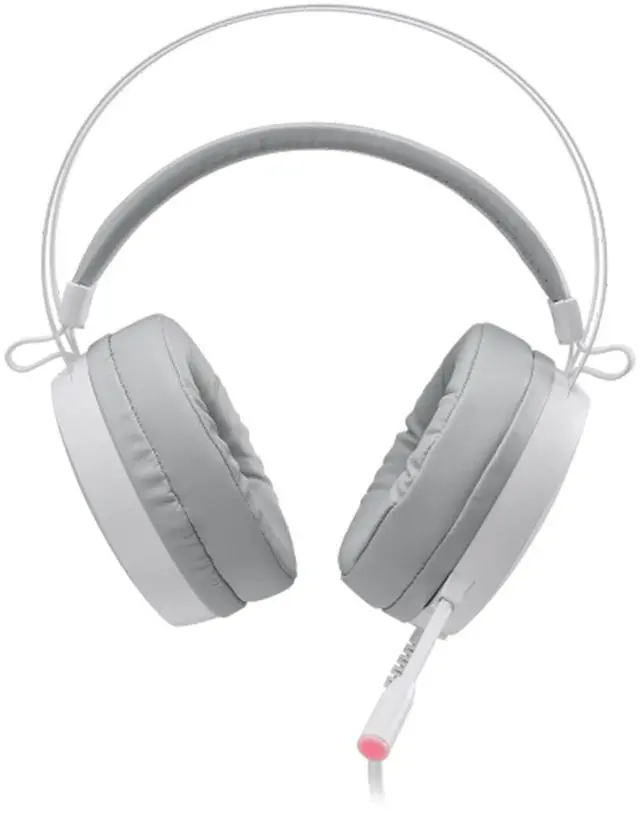 Main image of RAPOO VH160S Wired Gaming Headset, Virtual 7.1 Surround Sound, 50mm Drivers, RGB Backlighting, 360° Adjustable Microphone, White