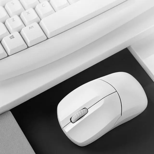 Alt view image 7 of 7 - RAPOO X1800PRO Wireless Keyboard and Mouse Set, 104-key keyboard with 12 multimedia shortcut keys, 1000 DPI mouse, 12-month battery life, Compatible with Windows and Mac systems, White