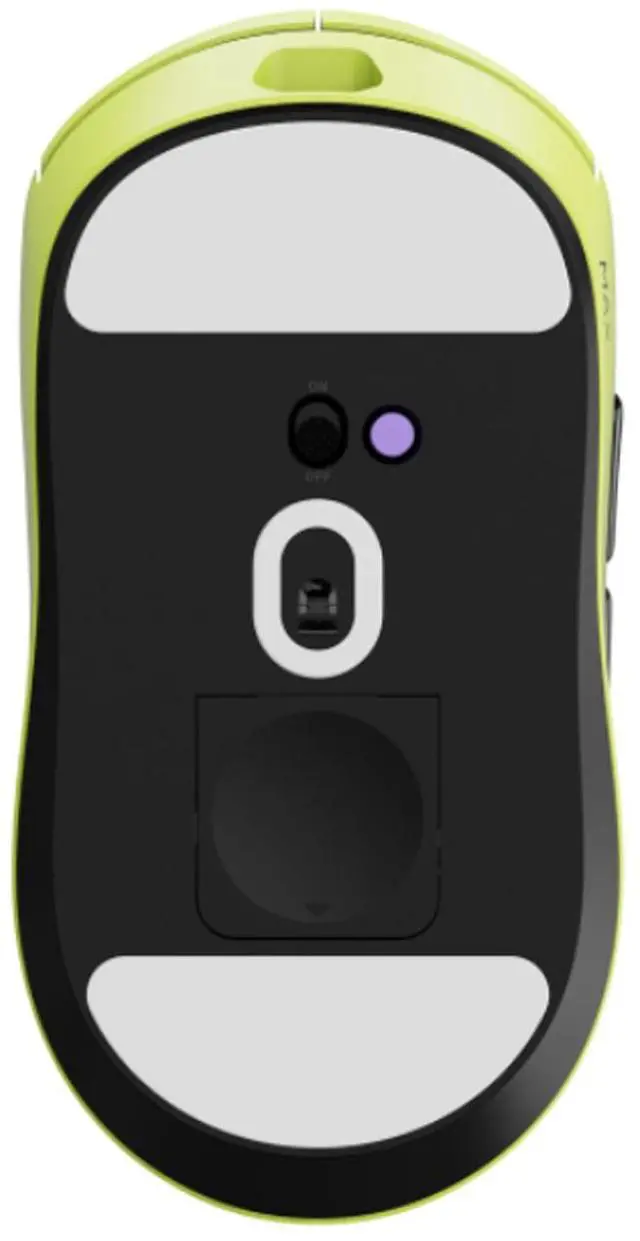 Alt view image 5 of 5 - RAPOO VT2 Max Wireless Dual-Mode Gaming Mouse, 30,000 DPI, PixArt 3950 Ultimate Gaming-Grade Custom Engine, Dual 8K Polling Rate, 750-Hour Ultra-Long Battery Life, 53g Lightweight, Yellow