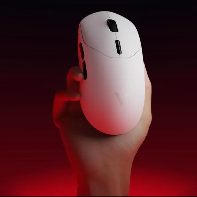 Alt view image 6 of 7 - RAPOO VT2 Max Wireless Dual-Mode Gaming Mouse: 30,000 DPI, PixArt 3950 Ultimate Gaming-Grade Custom Engine, Dual 8K Polling Rate, 750-Hour Ultra-Long Battery Life, 53g Lightweight Design, White