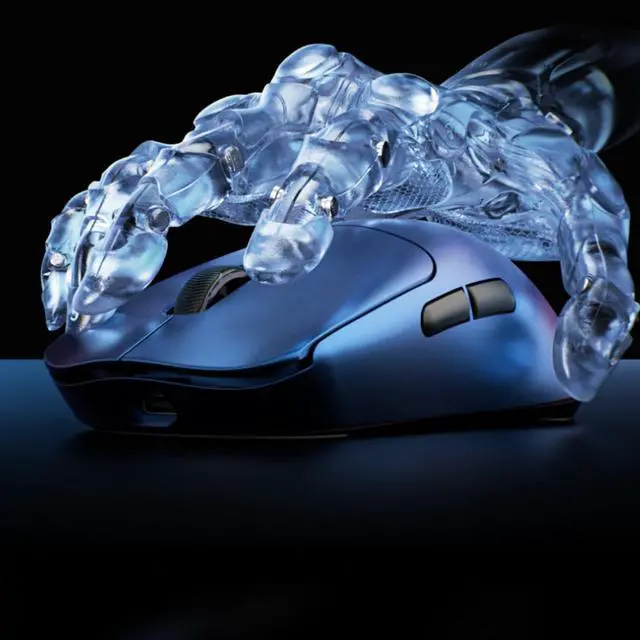 Alt view image 7 of 7 - RAPOO VT0 MAX Master Edition Wireless Dual-Mode Gaming Mouse, 30,000 DPI, PixArt 3950 Ultimate Gaming-Grade Custom Engine, Dual 8K Report Rate, 450-Hour Ultra-Long Battery Life, Phantom Blue