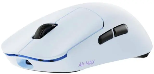 Alt view image 5 of 7 - RAPOO VT0 Air Max with P5Plus Prismatic Charging Dock Dual-Mode Wireless Gaming Mouse, 30,000 DPI, PixArt 3950 Ultimate Gaming Engine, Dual 8K Report Rate, 275-Hour Battery Life, Morning Mist Blue