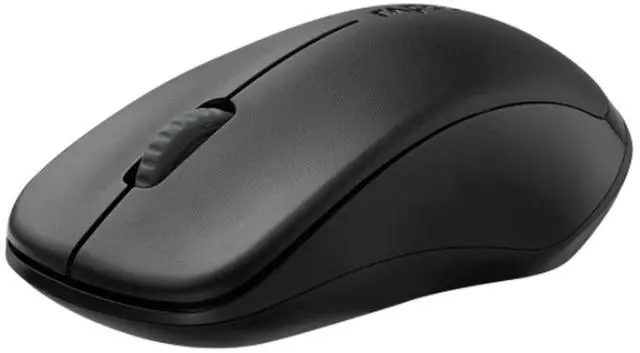 Alt view image 3 of 7 - RAPOO 1680 Wireless Mouse: 1000 DPI sensitivity, 12-month battery life, 58g lightweight design, quiet operation, ambidextrous, Black