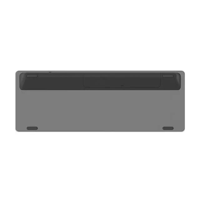 Alt view image 5 of 7 - RAPOO E900T Wireless Tri-Mode Keyboard, 73-key compact layout, Large touchpad with left and right buttons, 13-month battery life. Ideal for office use,Support Windows and Mac systems,Dark Gray
