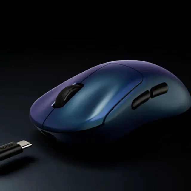 Alt view image 6 of 7 - RAPOO VT3s MAX Master Wireless Dual-Mode Gaming Mouse, 45,000 DPI, Original 3950 Ultimate Gaming-Grade Custom Sensor, Dual 8K Polling Rate, 450-Hour Ultra-Long Battery Life, Phantom Blue