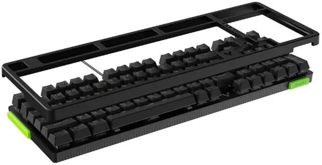 Alt view image 2 of 7 - RAPOO V500PRO Wired Keyboard, 98-key ,RGB lighting, Full anti-ghosting design, Ideal for gaming and office use, Compatible with Windows, Red Switch, Basalt Black
