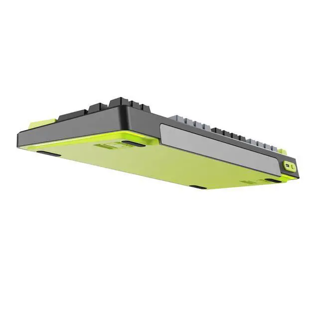Alt view image 4 of 6 - RAPOO V700DIY First Knight Wireless Multi-Mode Keyboard, 98-key RGB lighting, Full anti-ghosting design, Ideal for gaming and office use, Compatible with Windows systems,Silver Switch,Yellow
