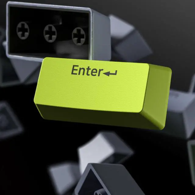 Alt view image 6 of 6 - RAPOO V700DIY First Knight Wireless Multi-Mode Keyboard, 98-key RGB lighting, Full anti-ghosting design, Ideal for gaming and office use, Compatible with Windows systems,Silver Switch,Yellow
