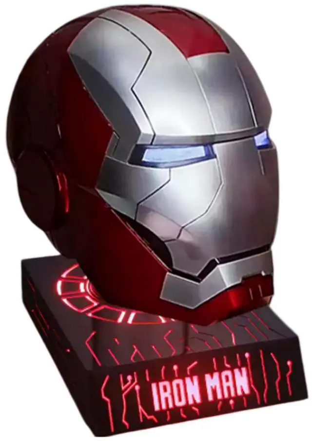 Main image of DUCI Killerbody MK5 Helmet Set, With a one-piece flip-up rear panel for easy helmet removal, A rechargeable multicolored light-up base, Red+Silver