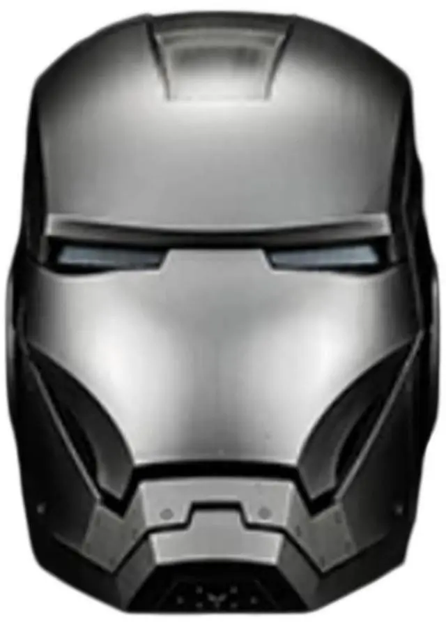 Main image of DUCI Killerbody MK2 Iron Man Helmet, Dimensions, 27 x 28 x 39 cm, Multi-layer electroplated brushed metal finish, Mechanical opening and closing sound effects, Cool eye lights, Silver