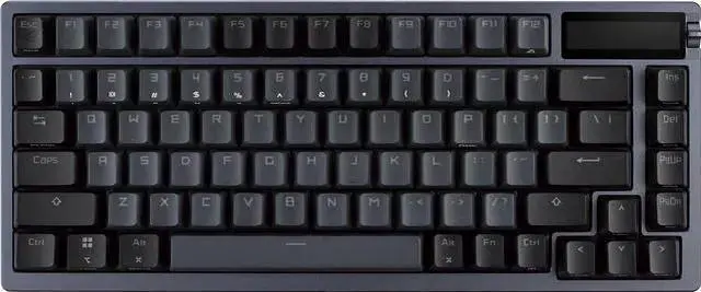 Alt view image 7 of 7 - ASUS ROG Azoth 75 Wireless DIY Custom Gaming Keyboard - OLED display, Hot-Swappable Pre-lubed ROG NX Storm Switches & Keyboard Stabilizers, PBT Keycaps, RGB, Black