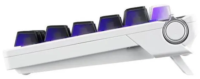 Alt view image 5 of 7 - ASUS ROG Azoth X 75% custom gaming keyboard - hot-swappable ROG NX Snow V2 Mechanical Switches, dye-sublimated semi-translucent keycaps, OLED display, three-way control knob,Compatible with Mac OS