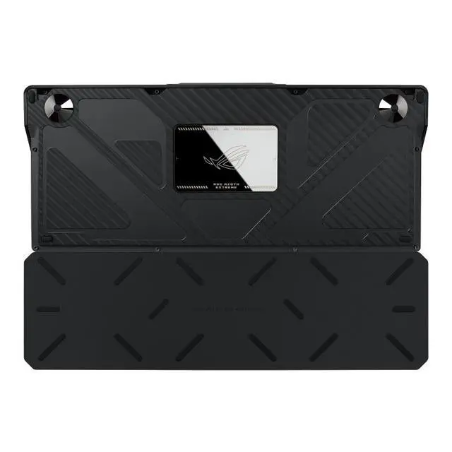 Alt view image 5 of 7 - ASUS ROG Azoth Extreme Wireless Custom Mechanical Gaming Keyboard 75% TKL, ROG NX Snow Clicky Switches, PBT Keycaps, Aluminum Chassis, Carbon Fiber, Gasket Mount, Color OLED Screen, PC/Mac Support