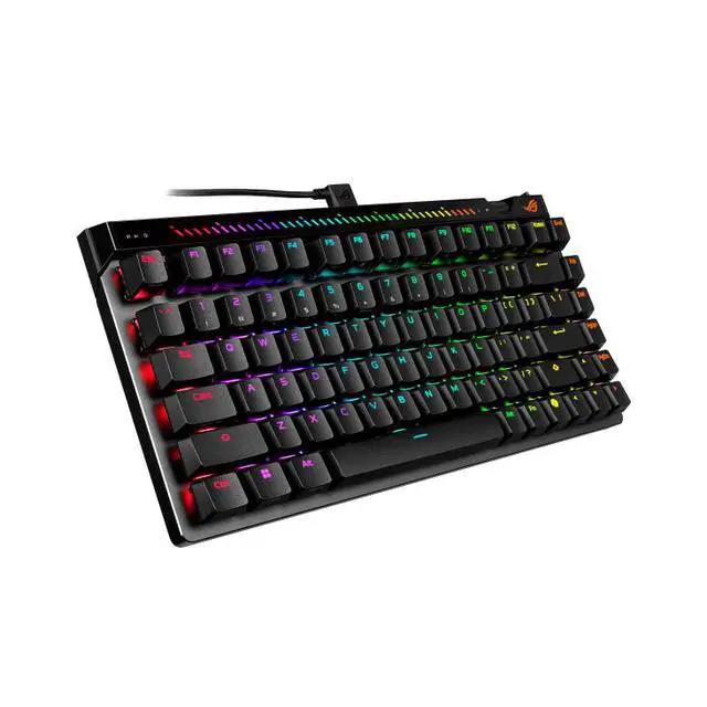 Alt view image 5 of 7 - ASUS ROG Falchion Ace 75 HE V2X Wired Analog/Hall Effect Gaming Keyboard 75% TKL, USB, Hot Swappable HFX V2X Magnetic Switch,Rapid Trigger,8KHz Polling,PBT Keycap, Carry Case, Web-based Config - Black