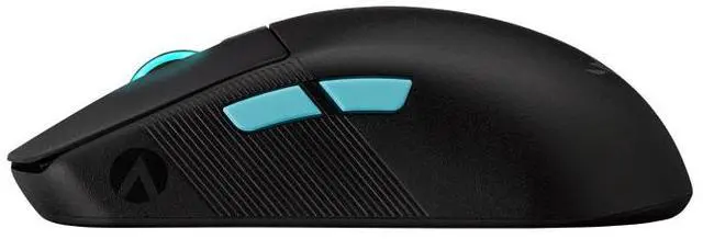 Alt view image 2 of 6 - Asus ROG Harpe Ace Aim Lab Edition Gaming Mouse, 54 g Ultra-Lightwieght, Connectivity (2.4GHz RF, Bluetooth, Wired), 36K DPI Sensor, 5 Programmable Buttons, ROG SpeedNova, Esports & FPS Gaming, Black