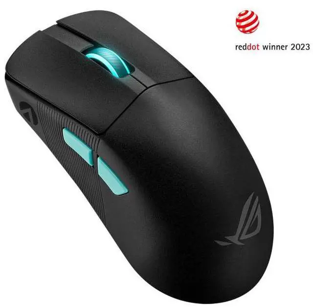 Main image of Asus ROG Harpe Ace Aim Lab Edition Gaming Mouse, 54 g Ultra-Lightwieght, Connectivity (2.4GHz RF, Bluetooth, Wired), 36K DPI Sensor, 5 Programmable Buttons, ROG SpeedNova, Esports & FPS Gaming, Black