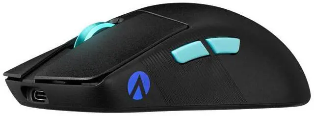 Alt view image 4 of 6 - Asus ROG Harpe Ace Aim Lab Edition Gaming Mouse, 54 g Ultra-Lightwieght, Connectivity (2.4GHz RF, Bluetooth, Wired), 36K DPI Sensor, 5 Programmable Buttons, ROG SpeedNova, Esports & FPS Gaming, Black