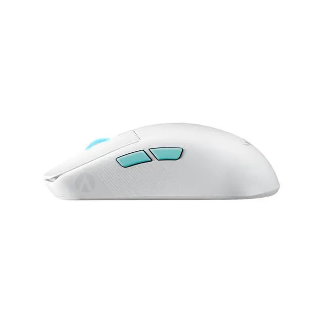 Alt view image 3 of 7 - Asus ROG Harpe Ace Aim Lab Edition Gaming Mouse, 54 g Ultra-Lightwieght, Connectivity (2.4GHz RF, Bluetooth, Wired), 36K DPI Sensor, 5 Programmable Buttons, ROG SpeedNova, Esports & FPS Gaming, White