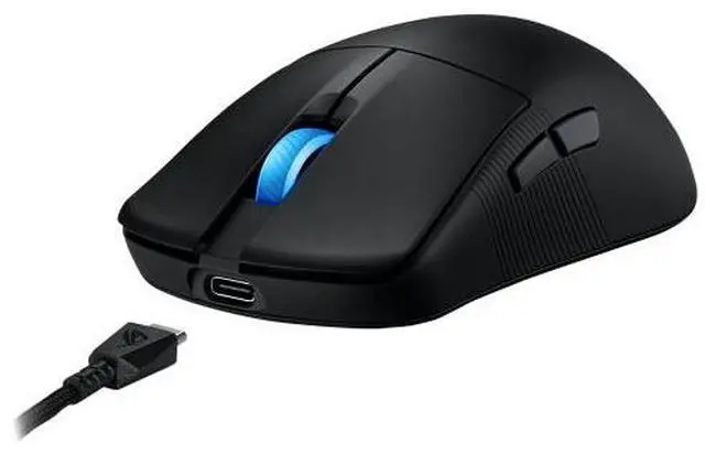Alt view image 7 of 7 - ASUS ROG Harpe Ace Mini Wireless Gaming Mouse, Lightweight, AimPoint Pro 42K Optical Sensor, Optical Micro Switches, ROG Polling Rate Booster, Tri-Mode Wireless, Ambidextrous Shape, Black