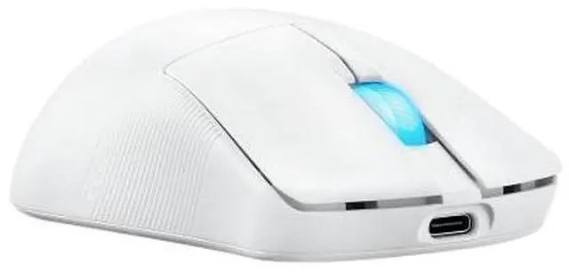 Alt view image 6 of 7 - ASUS ROG Harpe Ace Mini Wireless Gaming Mouse, Lightweight, AimPoint Pro 42K Optical Sensor, Optical Micro Switches, ROG Polling Rate Booster, Tri-Mode Wireless, Ambidextrous Shape, White
