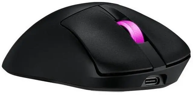 Alt view image 6 of 7 - ASUS ROG Keris II RGB Wireless Esports Mouse,65g Lightweight,3-Zone RGB Lighting,42K DPI ROG AimPoint Pro Optical Sensor,2nd-gen ROG Mechanical Switches,ROG SpeedNova Wireless,8KHz polling rate,Black