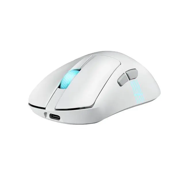Alt view image 6 of 7 - ASUS ROG Keris II RGB Wireless Esports Mouse,65g Lightweight,3-Zone RGB Lighting,42K DPI ROG AimPoint Pro Optical Sensor,2nd-gen ROG Mechanical Switches,ROG SpeedNova Wireless, 8KHz polling rate,White