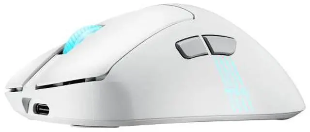 Alt view image 7 of 7 - ASUS ROG Keris II RGB Wireless Esports Mouse,65g Lightweight,3-Zone RGB Lighting,42K DPI ROG AimPoint Pro Optical Sensor,2nd-gen ROG Mechanical Switches,ROG SpeedNova Wireless, 8KHz polling rate,White