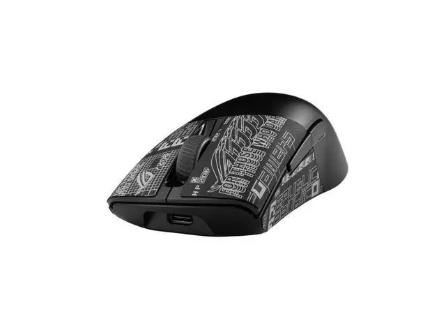 Alt view image 5 of 7 - Asus ROG Keris Wireless AimPoint Gaming Mouse, Tri-mode connectivity (2.4GHz RF, Bluetooth, Wired), 36000 DPI sensor, 5 programmable buttons, ROG SpeedNova, Replaceable switches, Paracord cable, Black
