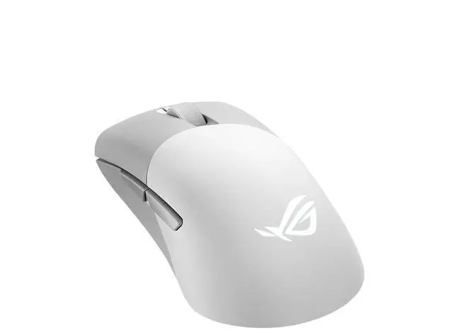 Alt view image 2 of 5 - Asus ROG Keris Wireless AimPoint Gaming Mouse, Tri-mode connectivity (2.4GHz RF, Bluetooth, Wired), 36000 DPI sensor, 5 programmable buttons, ROG SpeedNova, Replaceable switches, Paracord cable, White