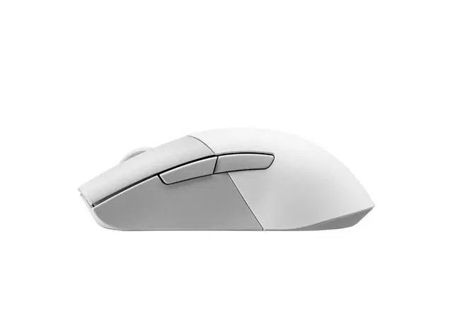 Alt view image 3 of 5 - Asus ROG Keris Wireless AimPoint Gaming Mouse, Tri-mode connectivity (2.4GHz RF, Bluetooth, Wired), 36000 DPI sensor, 5 programmable buttons, ROG SpeedNova, Replaceable switches, Paracord cable, White