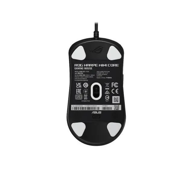 Alt view image 7 of 7 - ASUS ROG Harpe Mini Core Wired Gaming Mouse - Wired USB, Small Compact Design, Right-Handed, 52g Lightweight, 12K DPI, Pro-Approved, Gear Link Web-Based Configuration, PC/Mac Support - Black