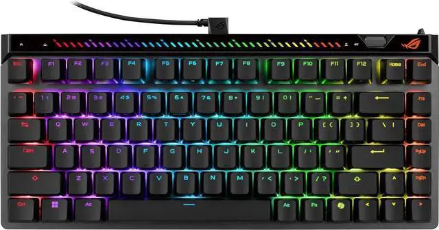 Main image of ASUS ROG Falchion Ace 75 HE Wired Analog/Hall Effect Gaming Keyboard - 75% TKL, USB, Hot Swappable HFX V2 Magnetic Switch, Rapid Trigger, 8KHz Polling,6-Layer Sound Dampening,Web-based Config, Black