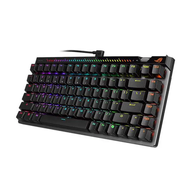 Alt view image 5 of 6 - ASUS ROG Falchion Ace 75 HE Wired Analog/Hall Effect Gaming Keyboard - 75% TKL, USB, Hot Swappable HFX V2 Magnetic Switch, Rapid Trigger, 8KHz Polling,6-Layer Sound Dampening,Web-based Config, Black