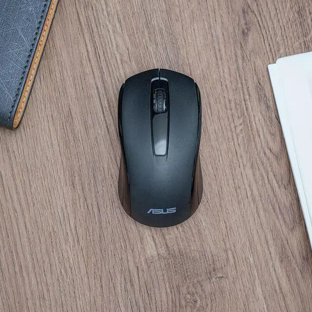 Alt view image 7 of 7 - ASUS W1000 Wireless Business Keyboard & Mouse Combo - 2.4GHz Wireless, Quiet Keys, Symmetric Ergonomic Design, Curved Keycaps, Laser Engraved Clear Legends, 12 Shortcut Keys, Black