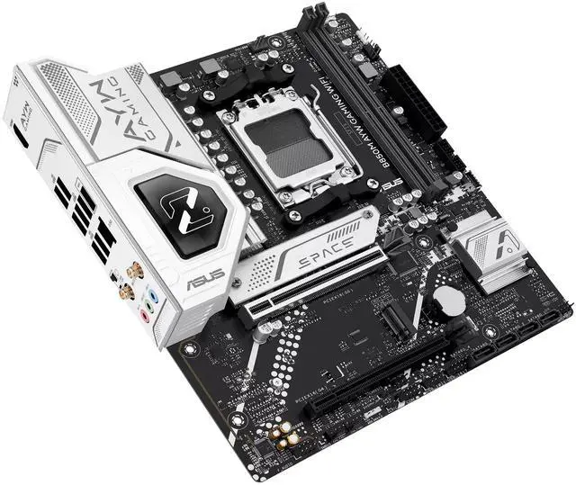 Alt view image 6 of 7 - ASUS B850M AYW GAMING WIFI Motherboard & AMD Ryzen 7 9700X CPU Combo, AMD B850 micro-ATXmotherboard AM5, DDR5, PCle 5.0Ready, Wi-Fi 6,Realtek 2.5Gb Ethernet
