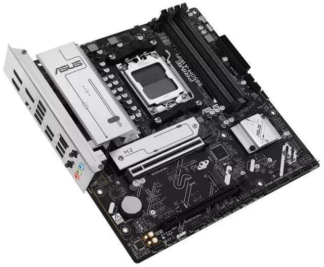 Alt view image 5 of 7 - ASUS PRIME B850M-A WIFI Motherboard & AMD Ryzen 9 9900X3D CPU Combo, AMD B850 (AM5 Socket) micro-ATX, PCIe 5.0 Ready,three M.2 slots,Wi-Fi 6E,Realtek 2.5Gb Ethernet,front USB 5Gbps Type-C support