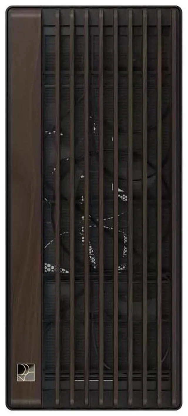 Alt view image 2 of 7 - ASUS ProArt PA602 Walnut Art Iron Edition Mid-Tower Case, Supports graphics cards up to 440mm in length, S upports 420mm coolers, Comes with one 140mm and two 200mm fans, Walnut Brown